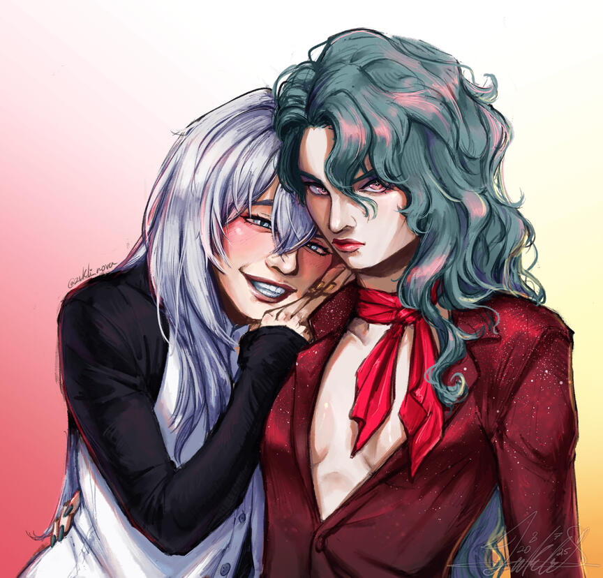 Kaeli &amp; Freya (fanart): Render, Colored, Add Character $77